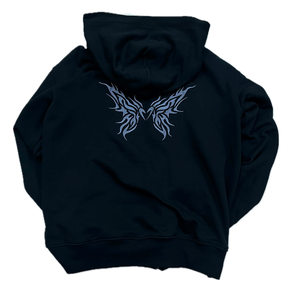 Obsidian Black Metal Zipper