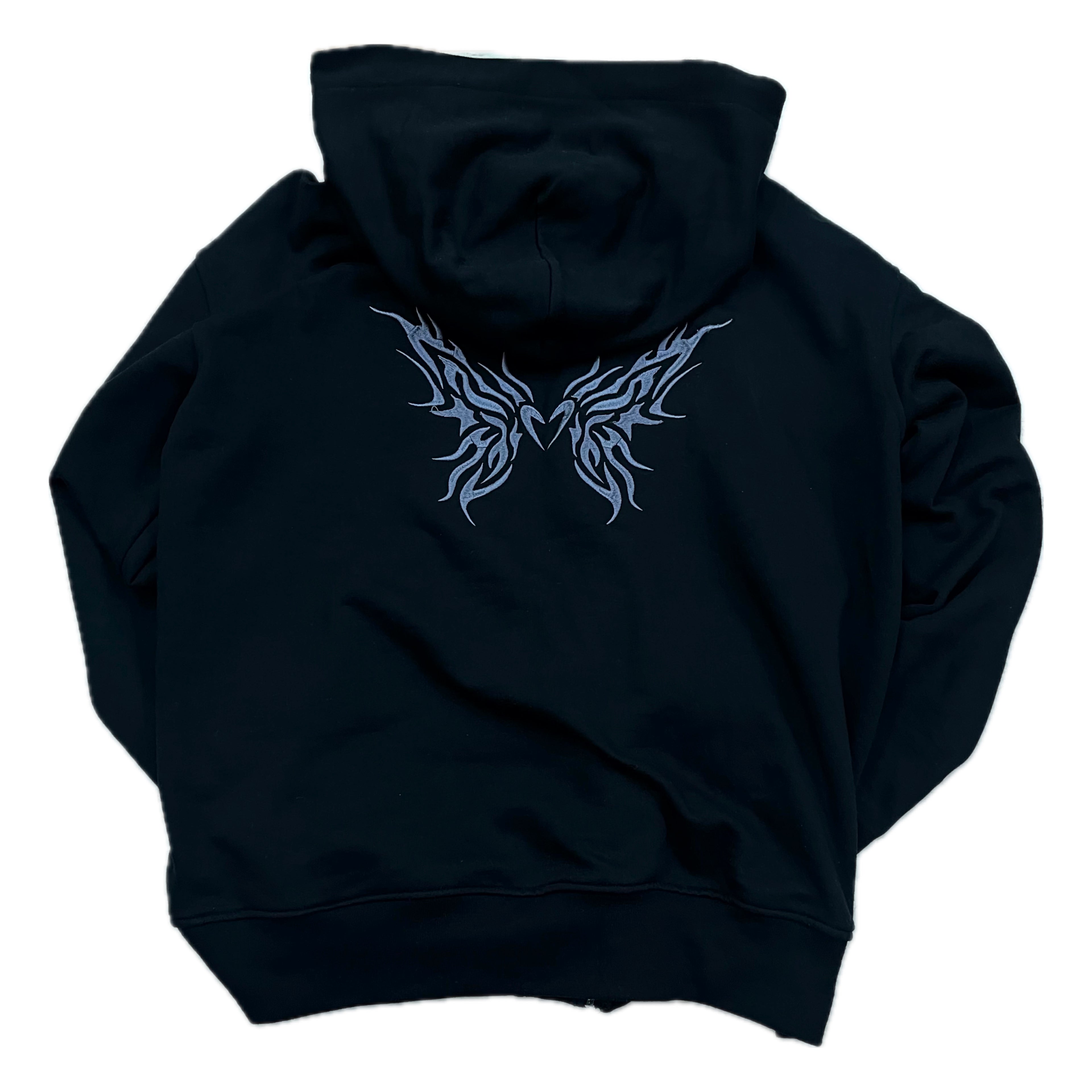 Obsidian Black Metal Zipper